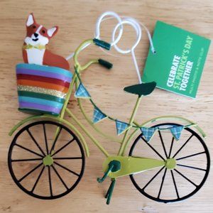 Green Bicycle Picture Frame
